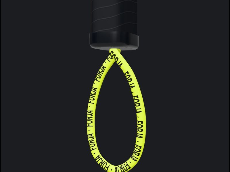 Embroidered strap